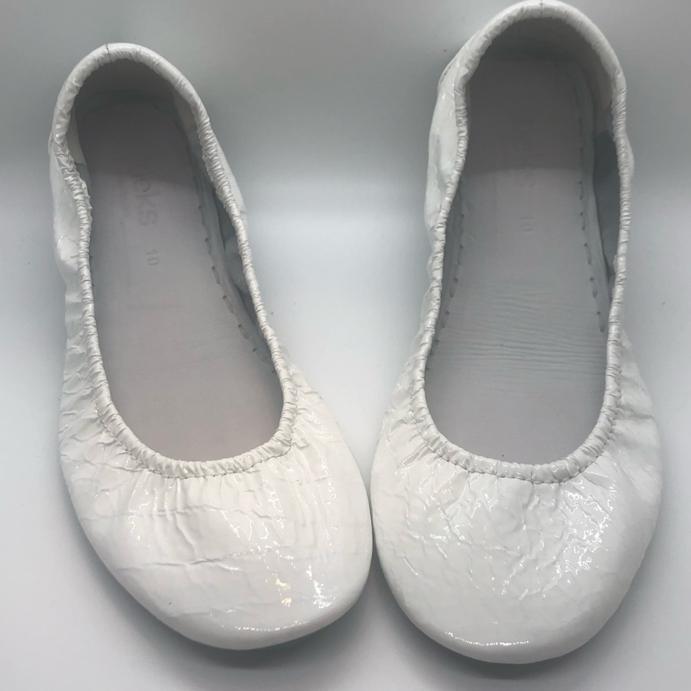DIAMOND WHITE CROC TIEKS | Great Condition: Worn Once for Event | Shoes Only